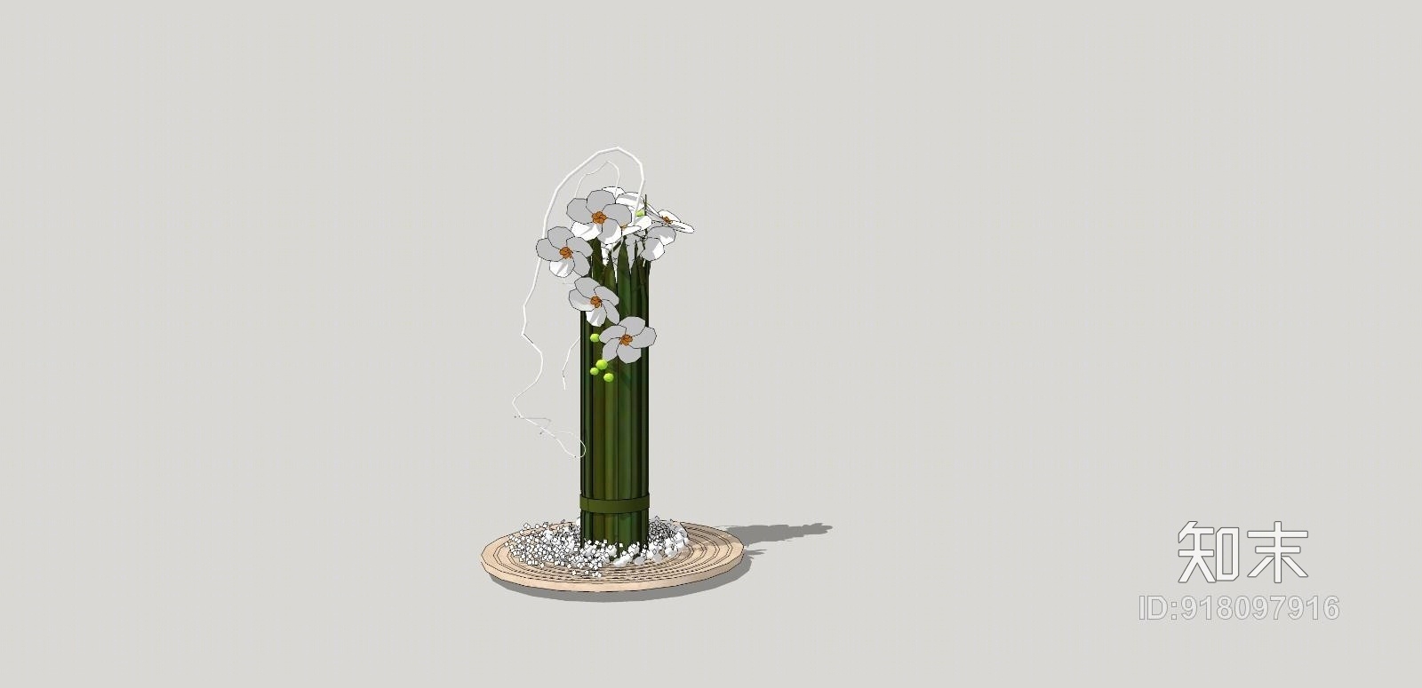 精品免费花瓶SU模型下载【ID:918097916】