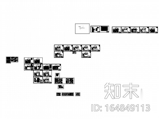 [重庆]时尚热舞迪吧室内装饰施工图cad施工图下载【ID:164849113】