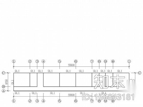 两层砌体结构教学楼结构施工图cad施工图下载【ID:166843181】