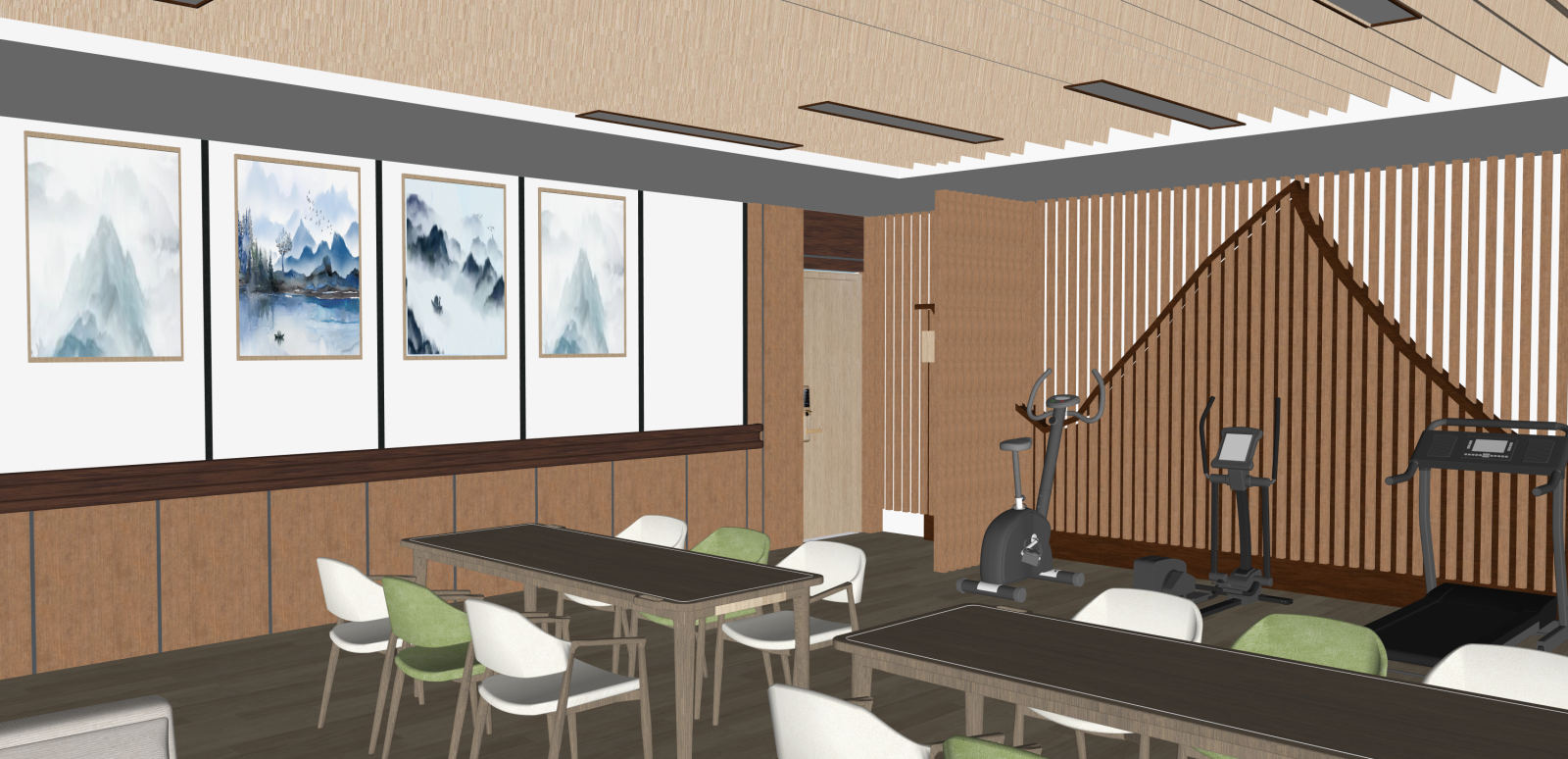 现代其他文化空间SU模型下载【ID:1216004243】