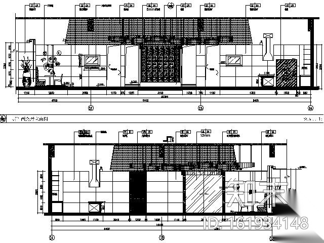 [辽宁]五星涉外酒店内装图（含实景）cad施工图下载【ID:161934148】