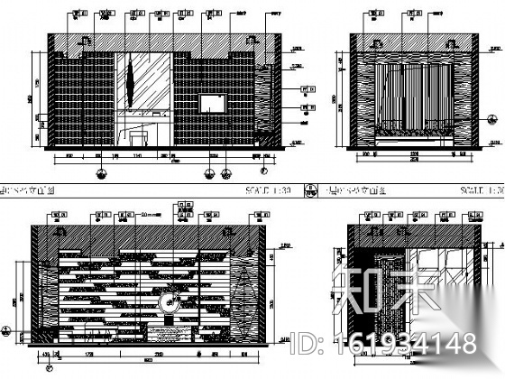 [辽宁]五星涉外酒店内装图（含实景）cad施工图下载【ID:161934148】