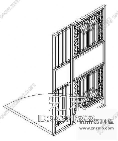 图块/节点门CAD模型图块24cad施工图下载【ID:832316828】