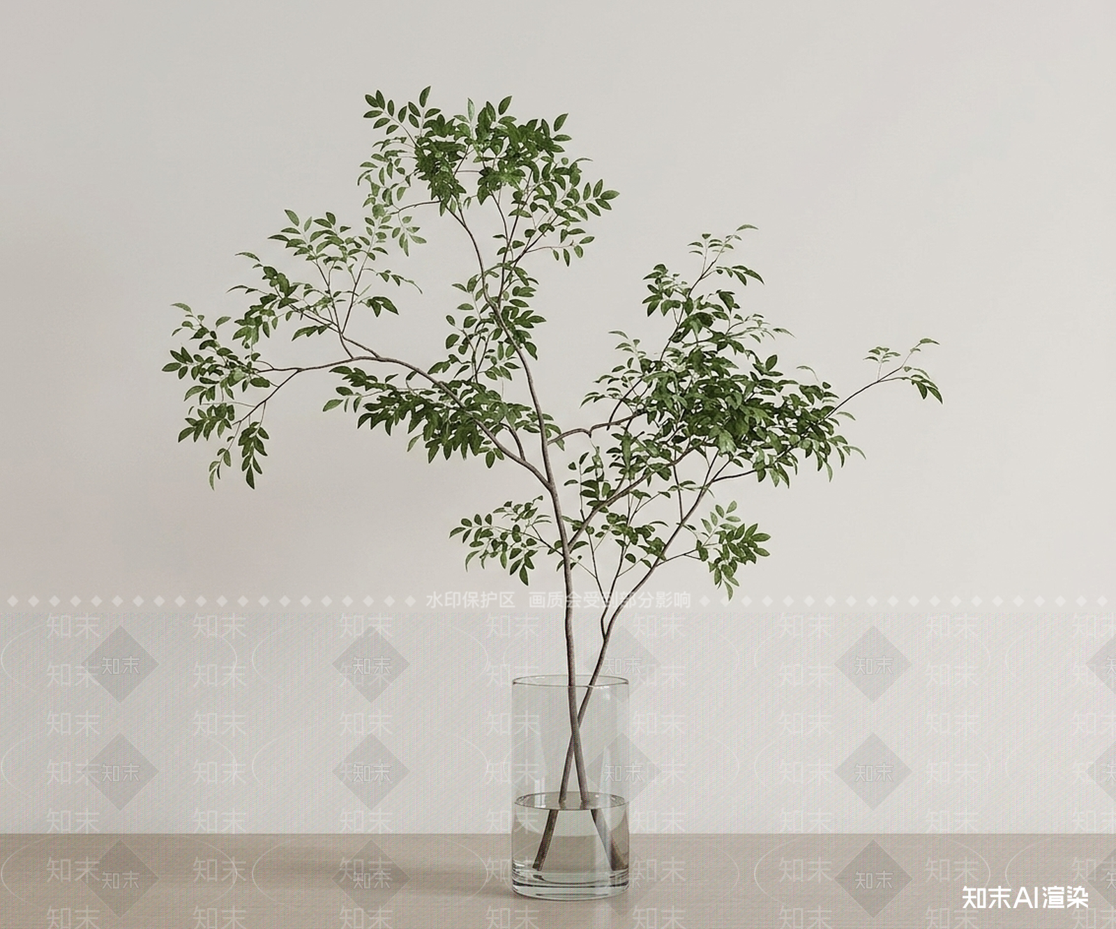 艺术绿植灌木3D模型下载【ID:1227415800】
