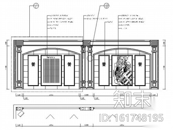 [四川]精装欧式楼盘销售中心室内装饰装修图cad施工图下载【ID:161748195】