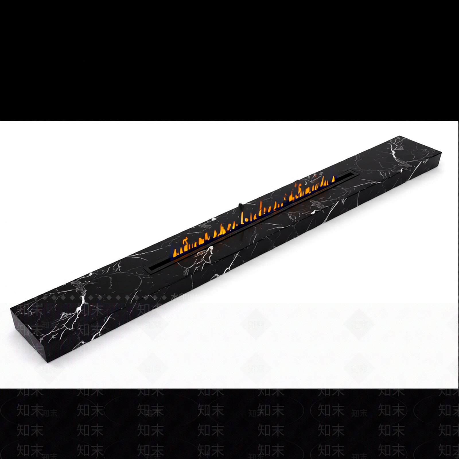 黑色大理石壁炉3D模型下载【ID:1206189060】