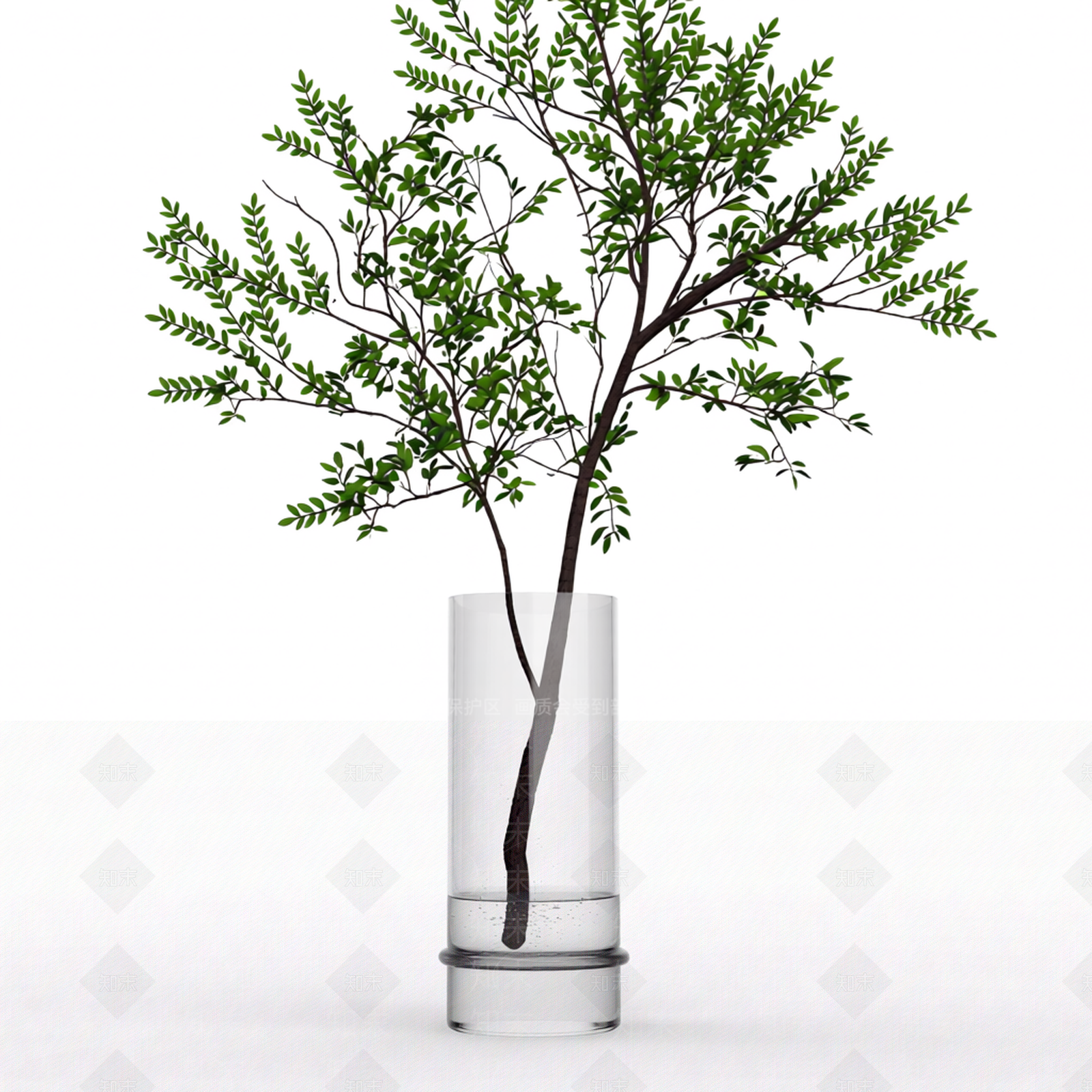 带盆绿植模型3D模型下载【ID:1206181306】