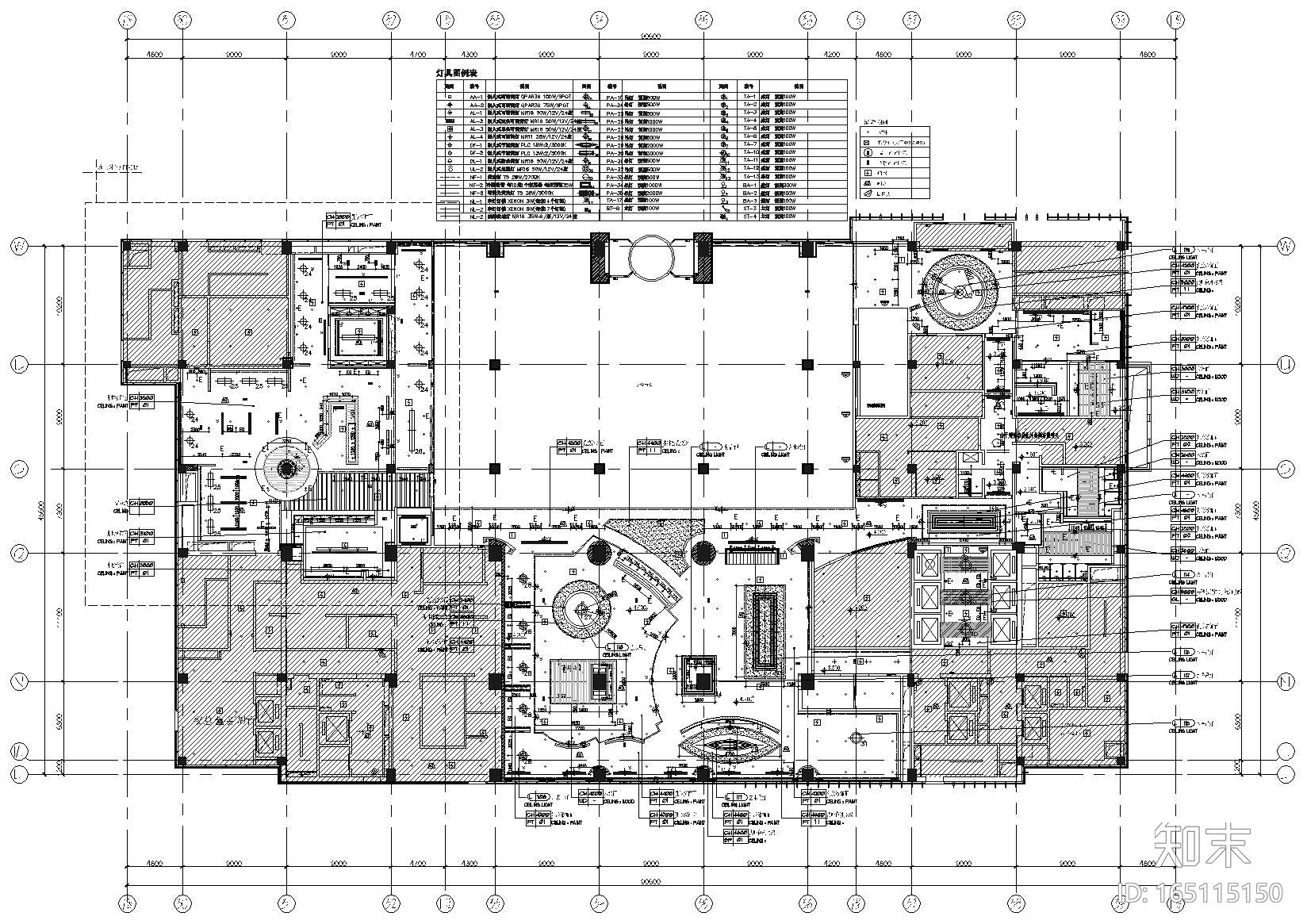 [北京]某五星级商务酒店工程施工图+效果图cad施工图下载【ID:165115150】
