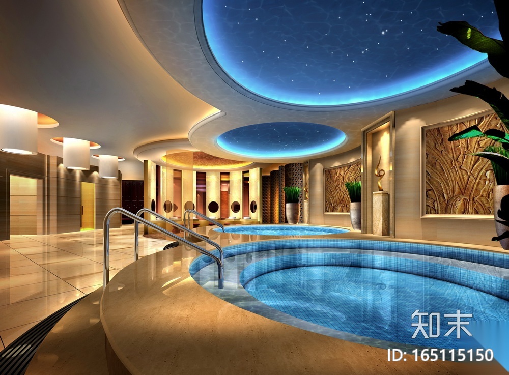 [北京]某五星级商务酒店工程施工图+效果图cad施工图下载【ID:165115150】
