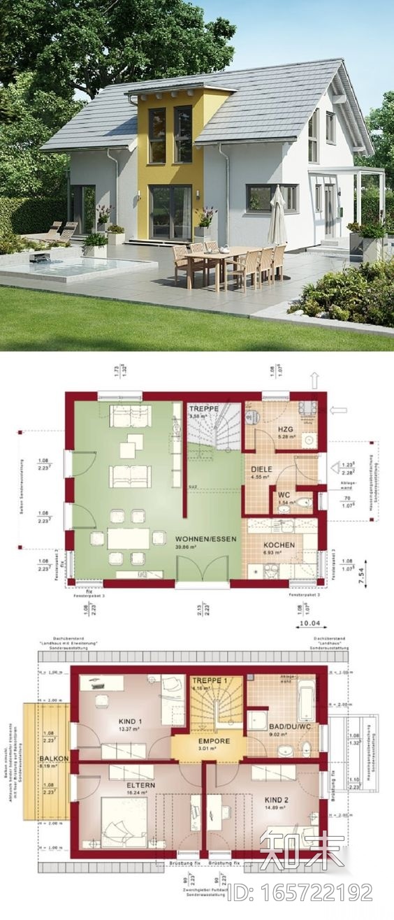 室内装修国外别墅设计参考图-88张cad施工图下载【ID:165722192】