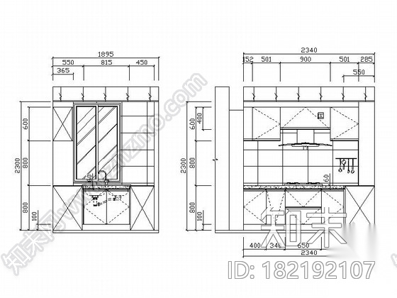 精致现代风格两居室装修图（含实景图及效果图）cad施工图下载【ID:182192107】