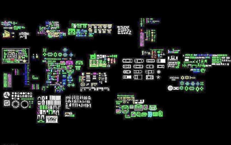 装修CAD图块大全施工图下载【ID:149744176】