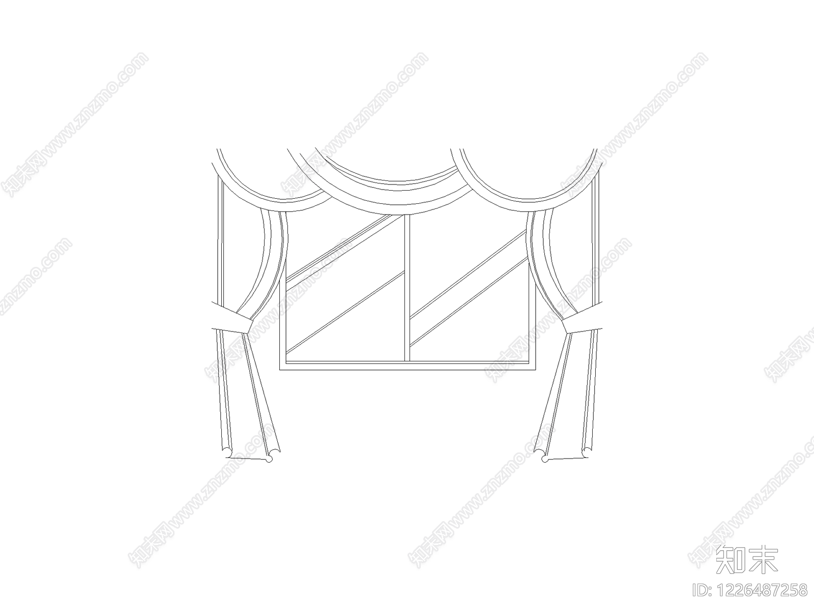 外窗系统cad施工图下载【ID:1226487258】