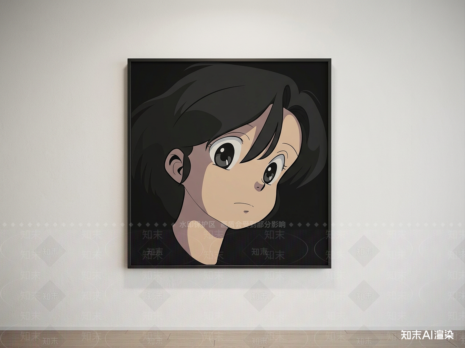 卡通艺术挂画挂画SU模型下载【ID:1227323518】