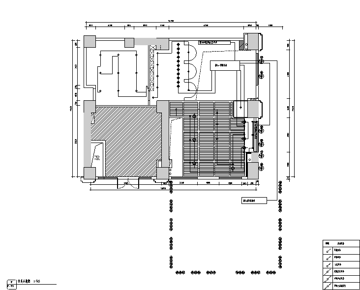 [广东]复古工业风217咖啡店设计施工图（附效果图）cad施工图下载【ID:161761174】