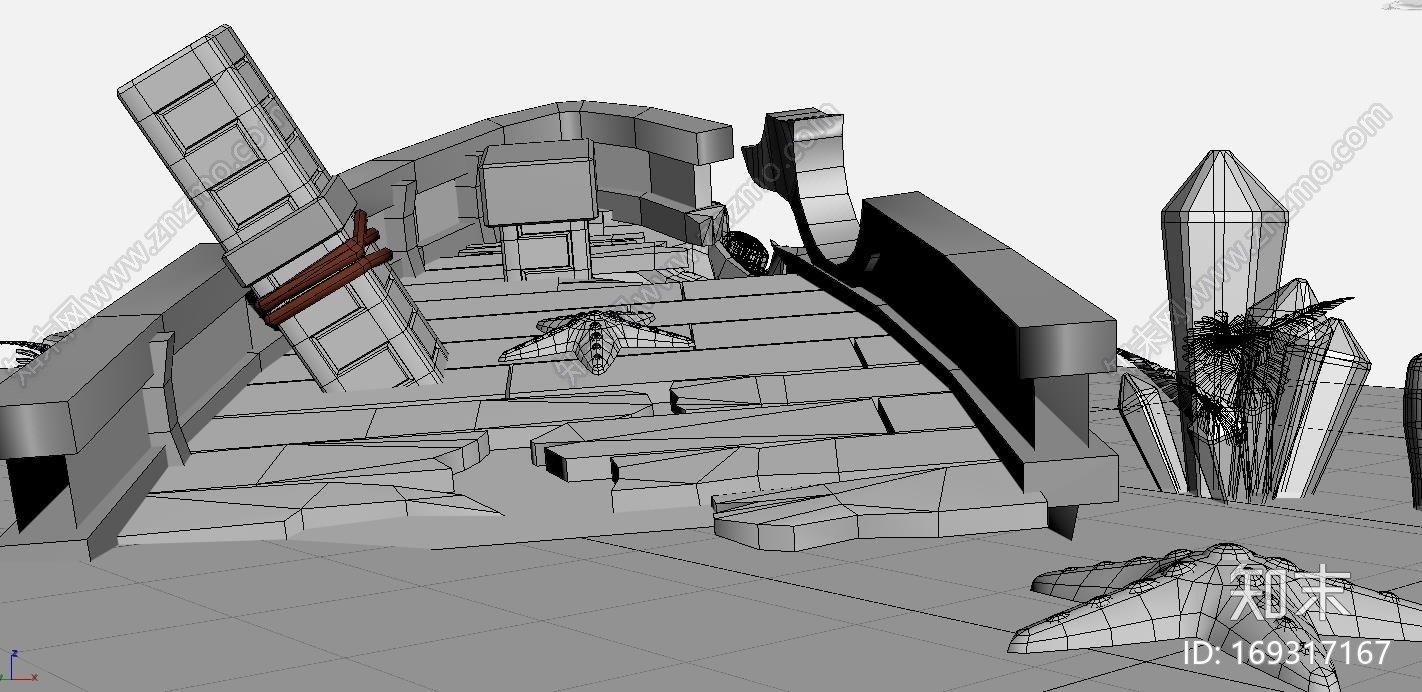 海底小场景CG模型下载【ID:169317167】