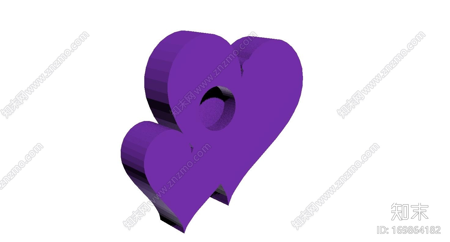 爱心字母-so3d打印模型下载【ID:169864182】