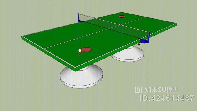 乒乓球SU模型下载【ID:424614487】