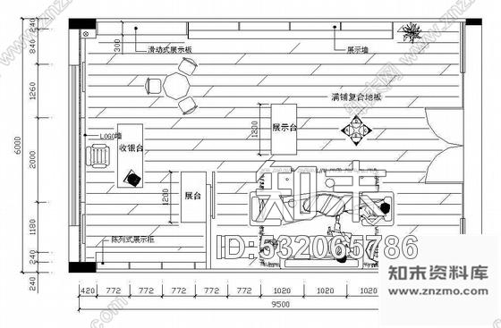施工图某壁纸专卖店设计施工图施工图下载【ID:532065786】