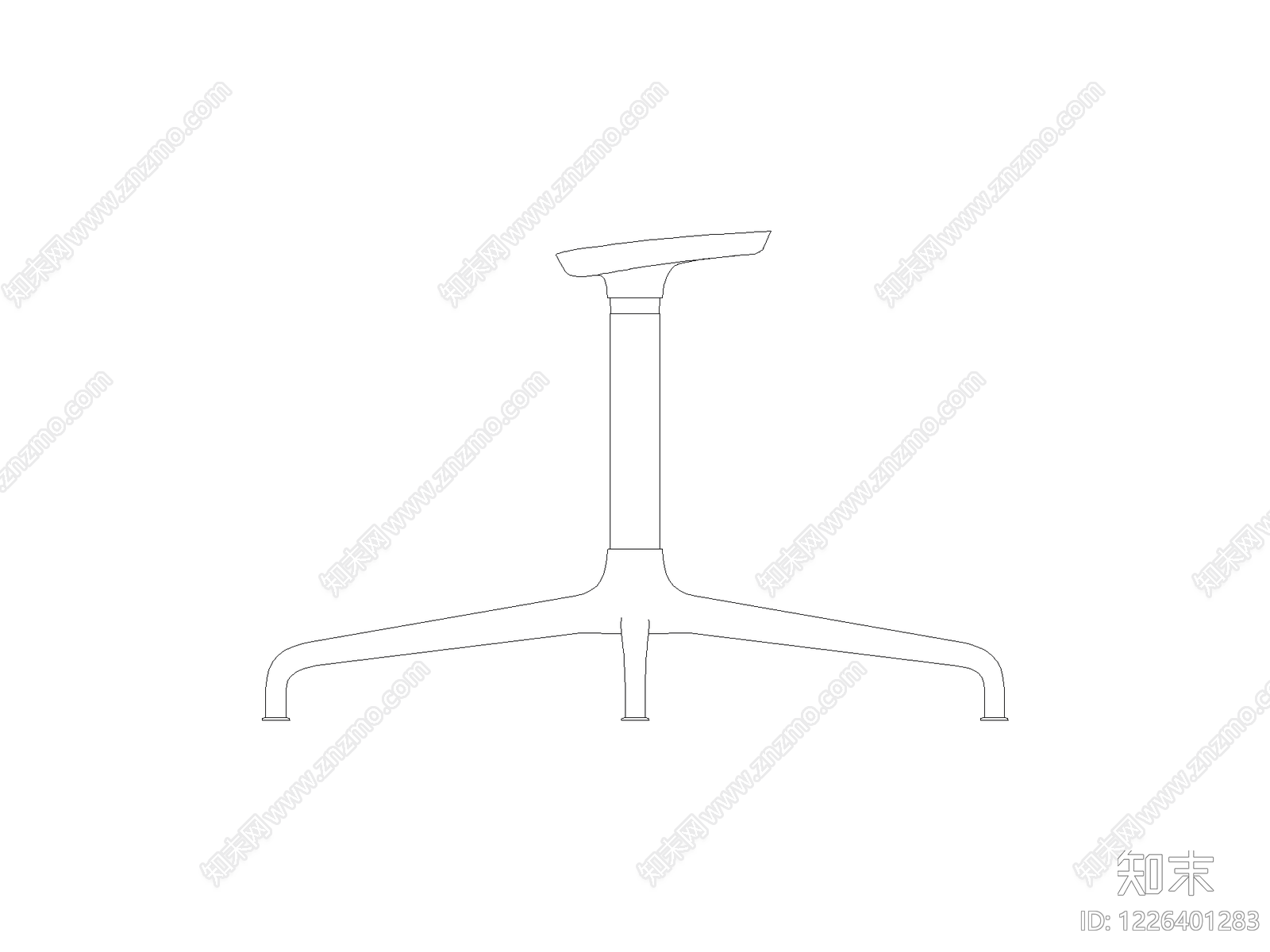 椅子cad施工图下载【ID:1226401283】