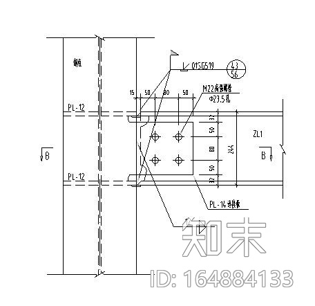 旧楼改造加室外钢结构电梯结构施工图施工图下载【ID:164884133】