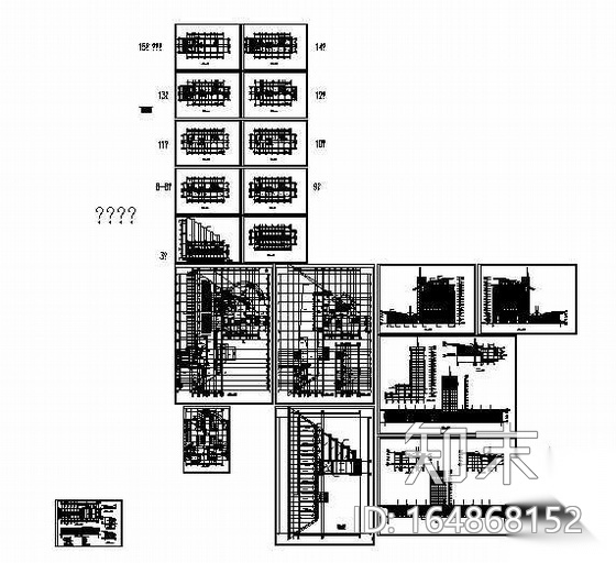 [青岛]某汽车东站建筑扩初图cad施工图下载【ID:164868152】