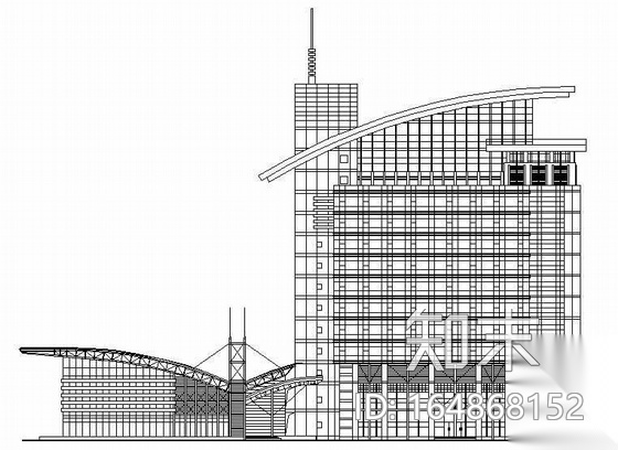 [青岛]某汽车东站建筑扩初图cad施工图下载【ID:164868152】