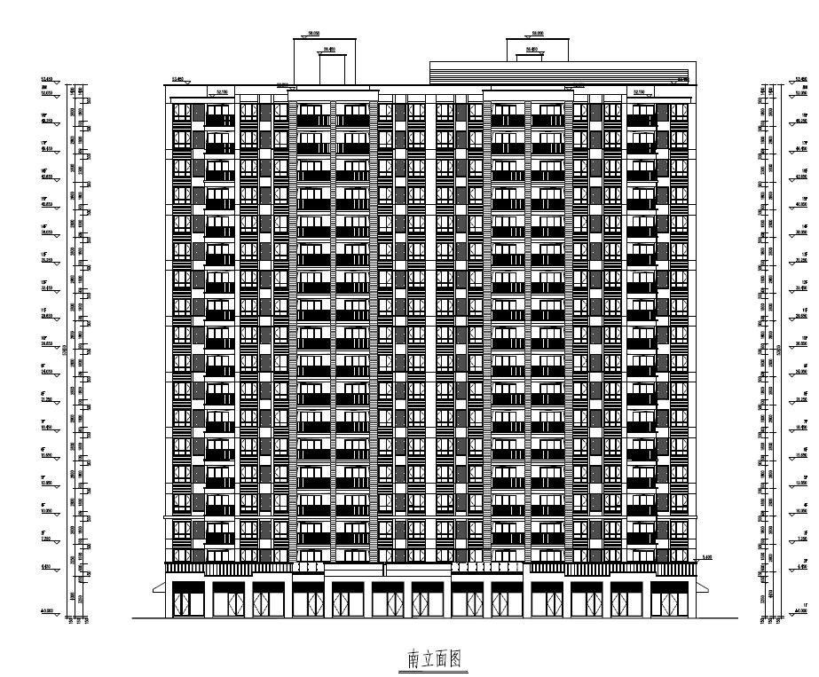 [上海]高层古典韵味中高档住宅建筑设计方案文本施工图下载【ID:166705132】