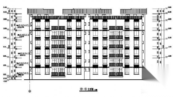 春江花园某七层住宅楼建筑施工图cad施工图下载【ID:149851162】