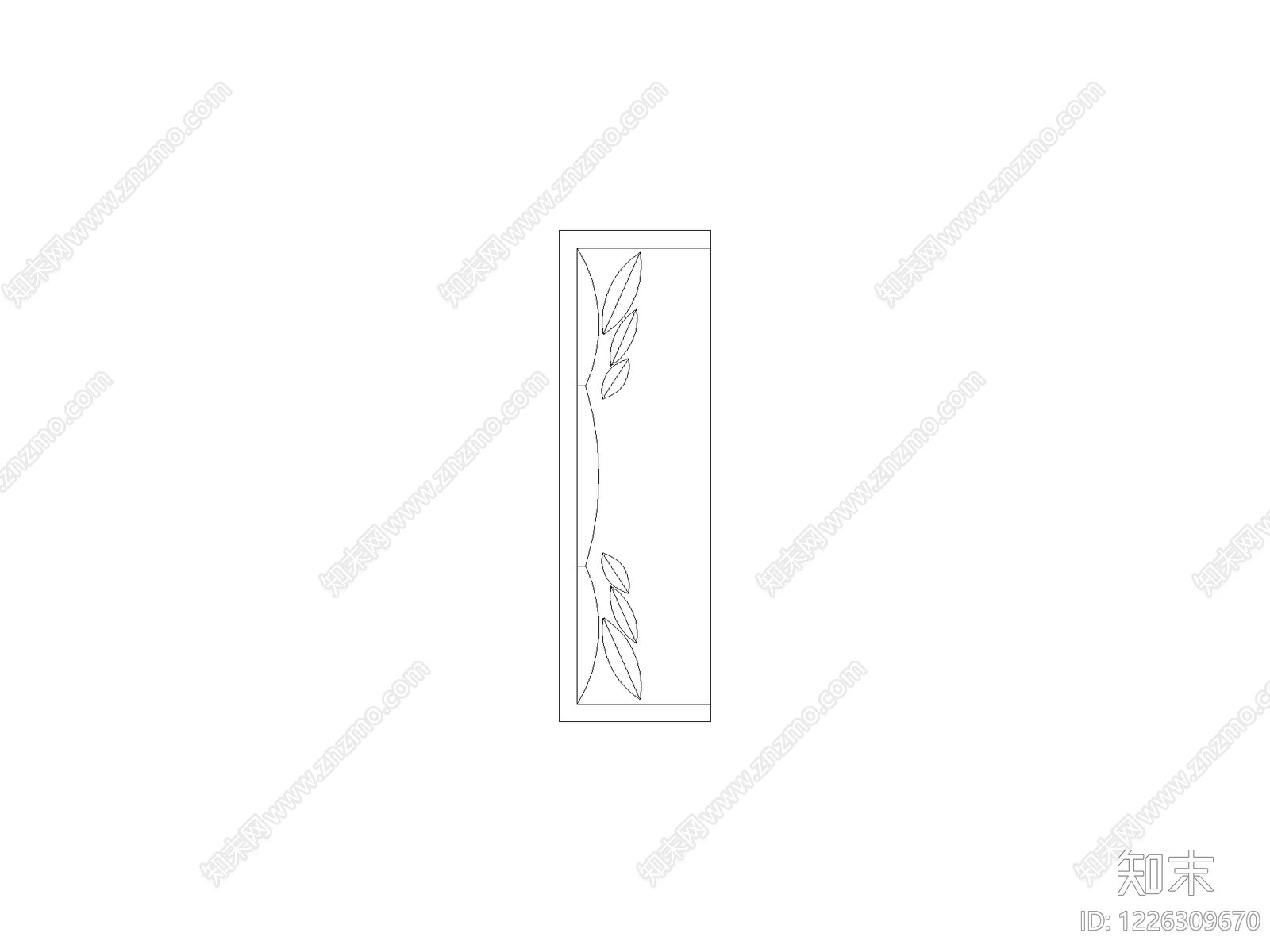 外立面装饰构件cad施工图下载【ID:1226309670】