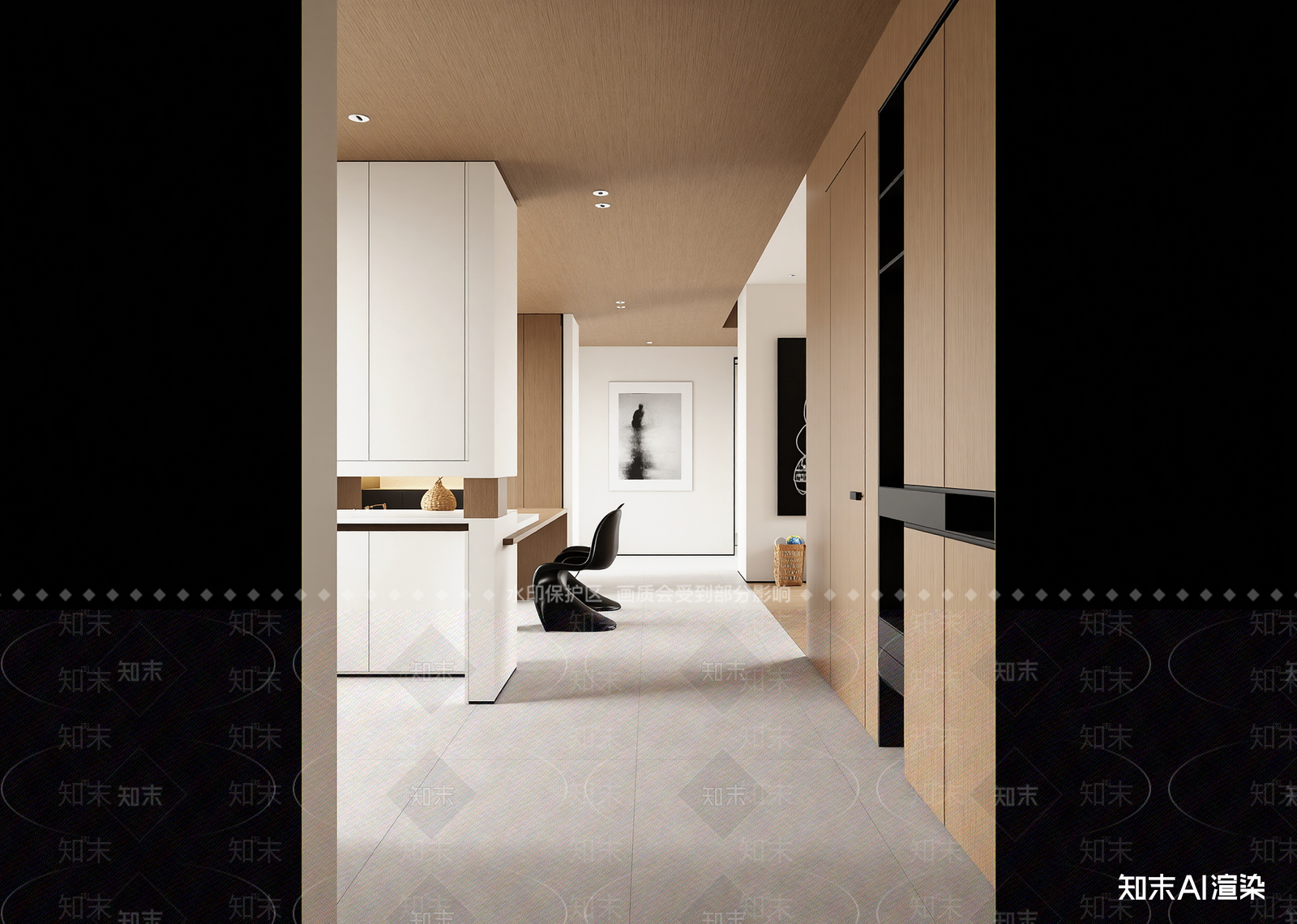 现代开放式厨房3D模型下载【ID:1214995866】