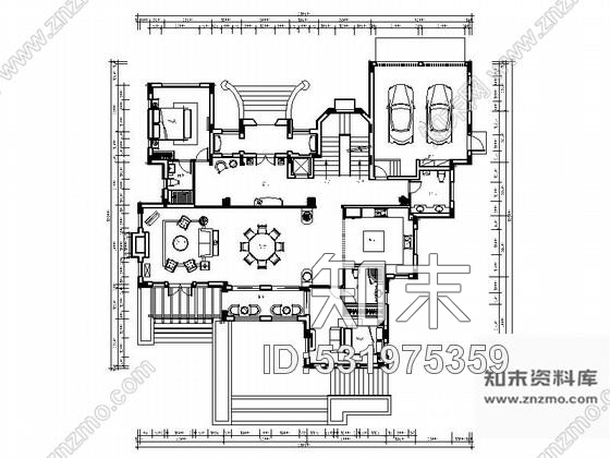 施工图浙江两层现代高尔夫别墅室内设计施工图施工图下载【ID:531975359】