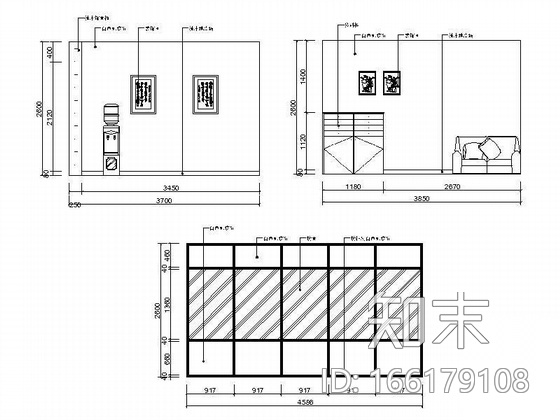 律师事务所设计方案cad施工图下载【ID:166179108】