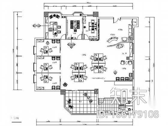 律师事务所设计方案cad施工图下载【ID:166179108】