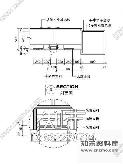 综合家具节点CAD图纸