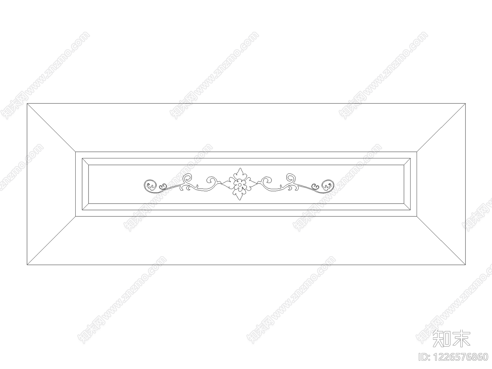 外立面装饰构件cad施工图下载【ID:1226576860】