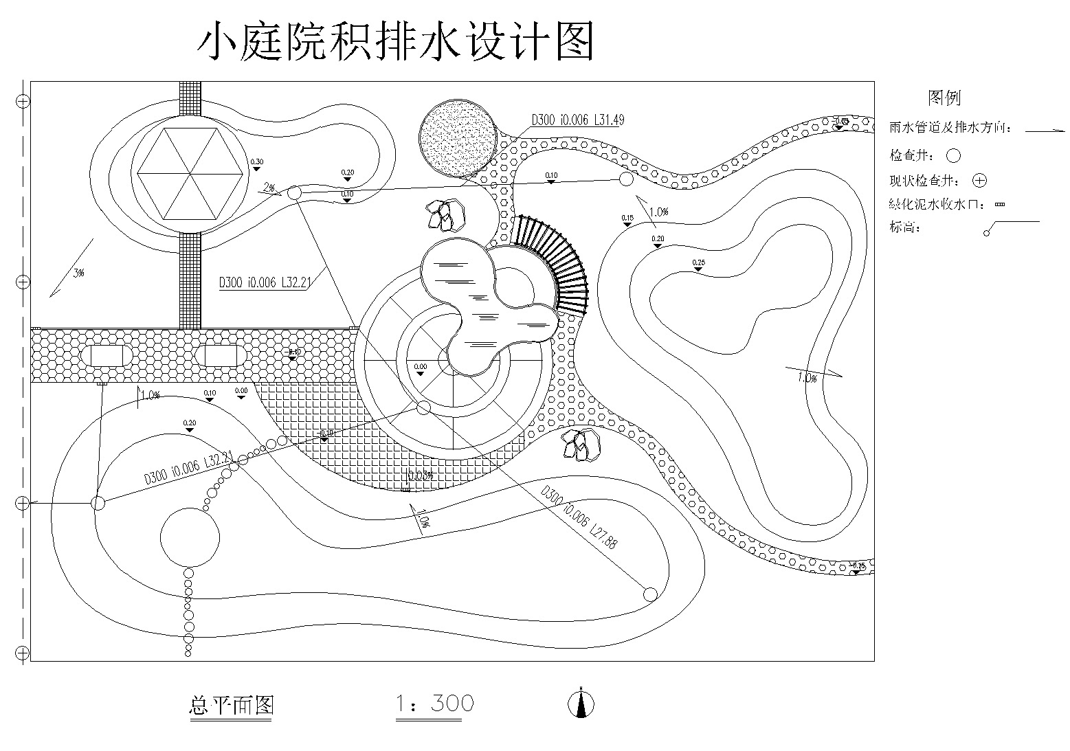 6套小庭院景观设计CAD平面图施工图下载【ID:160687142】