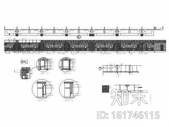 [扬州]某广场数码城装修施工图cad施工图下载【ID:161746115】