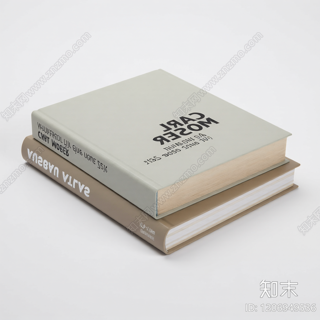 堆叠书籍装饰模型3D模型下载【ID:1206949536】