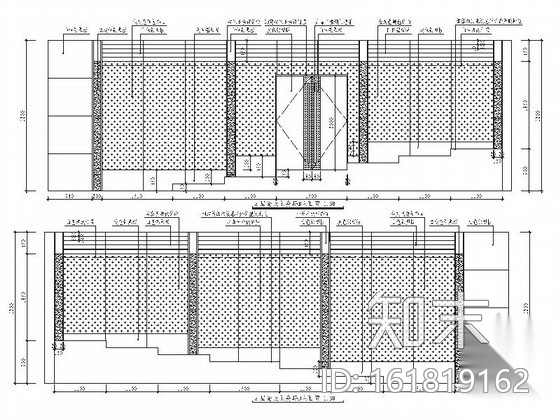 [河北]简约现代休闲会所装修施工图（含效果）cad施工图下载【ID:161819162】