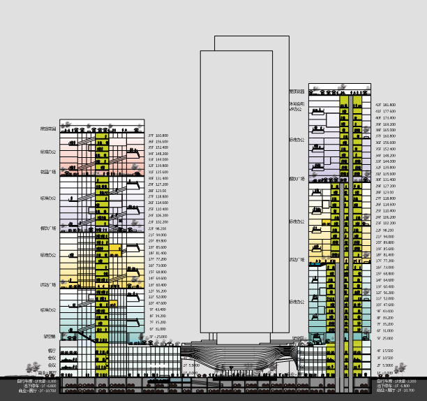 [北京]现代风格知名企业办公大楼建筑发囊文本（含多媒...cad施工图下载【ID:149954145】