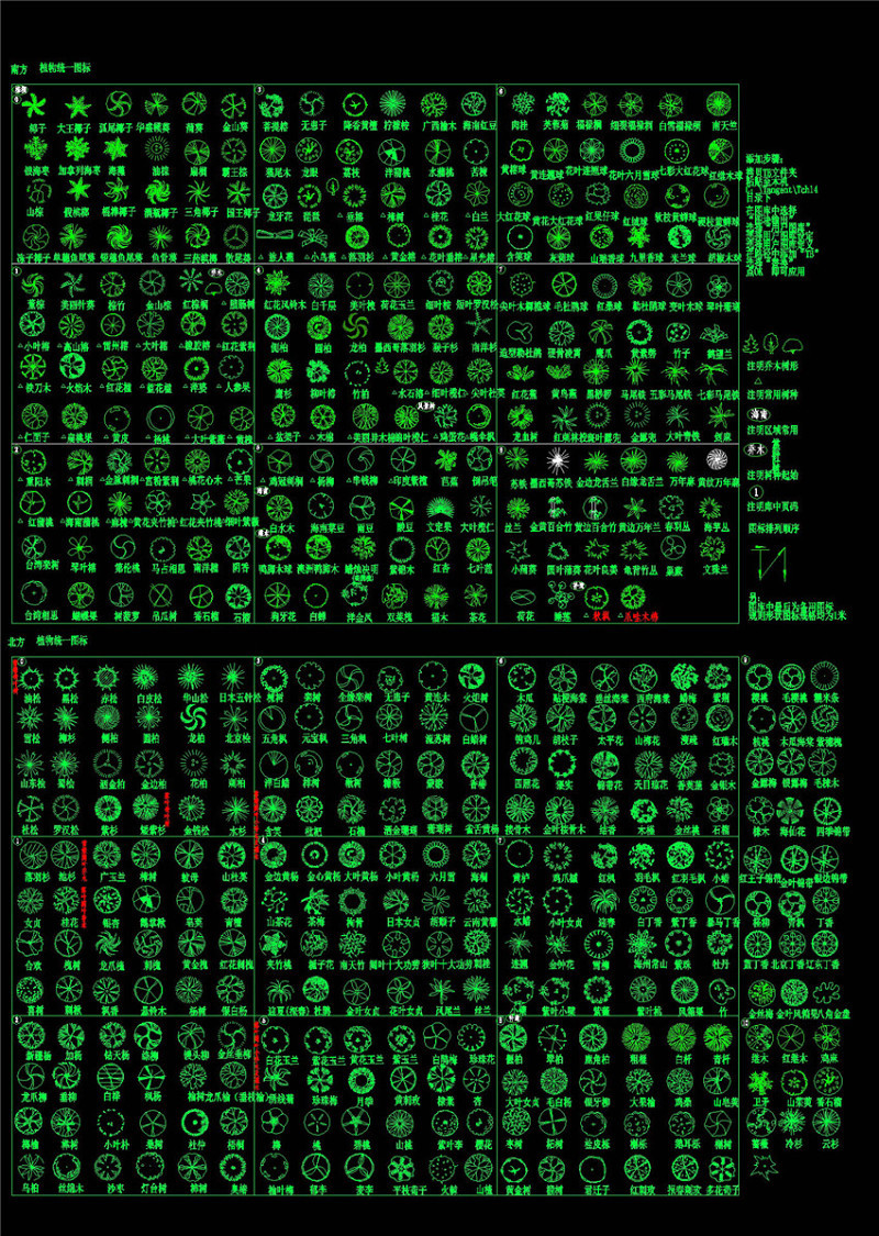 绿化图标CAD景观图纸cad施工图下载【ID:149745103】