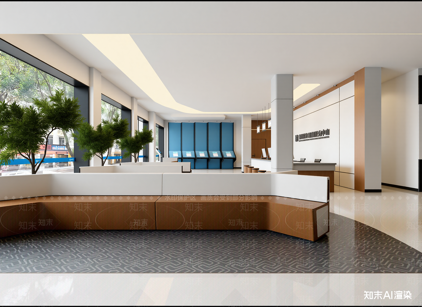 现代银行3D模型下载【ID:1214252006】