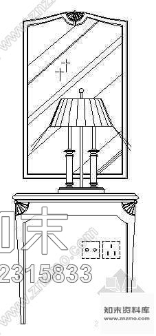 图块/节点桌子图块4cad施工图下载【ID:832315833】