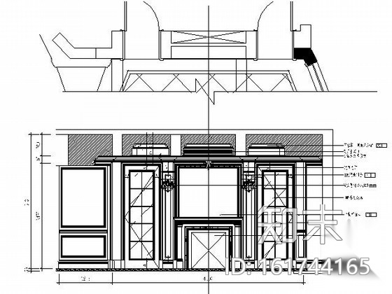 [上海]西郊奢华别墅施工图（含效果）cad施工图下载【ID:161744165】