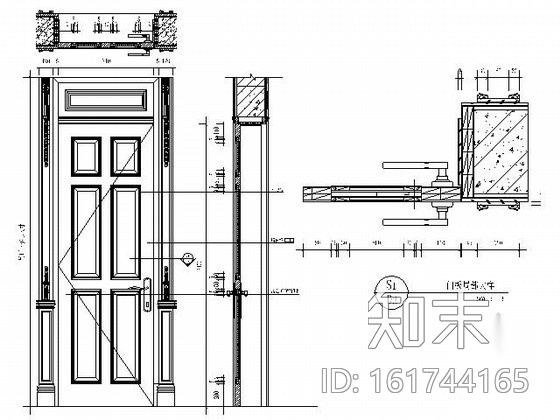 [上海]西郊奢华别墅施工图（含效果）cad施工图下载【ID:161744165】