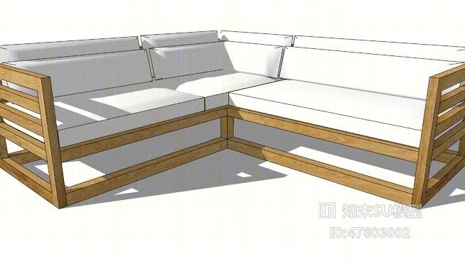 组合沙发SU模型下载【ID:419311149】