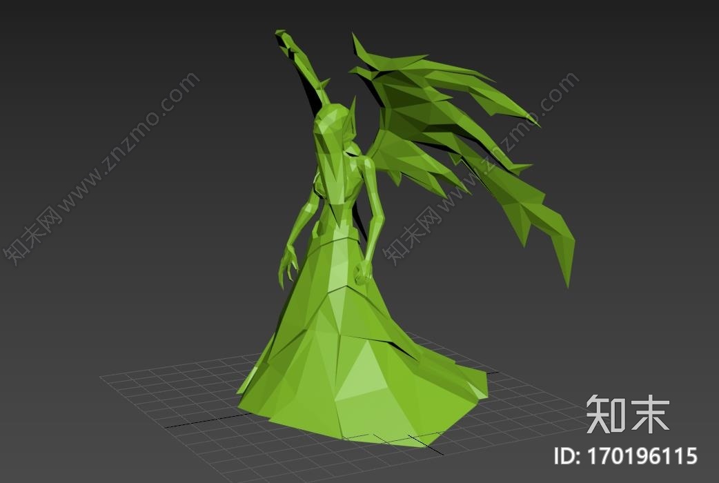 morgana_堕落天使莫甘娜710783d打印模型下载【ID:170196115】