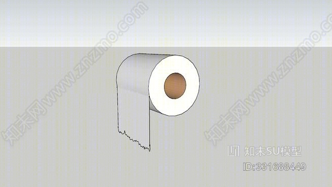 卫生纸卷SU模型下载【ID:331688449】
