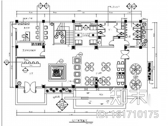 [深圳]简欧售楼部及样板房室内装修图cad施工图下载【ID:161710175】